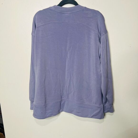 Sage Collective Light Purple Tunic Sweatshirt Pockets Sz M - Picture 9 of 9